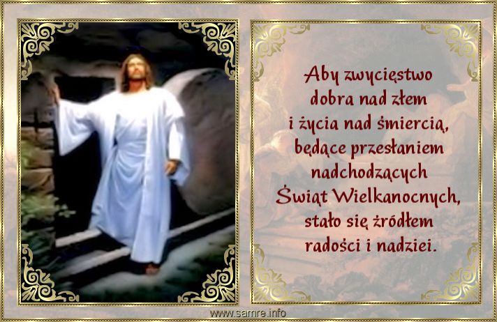 Znalezione obrazy dla zapytania życzenia wielkanocne religijne